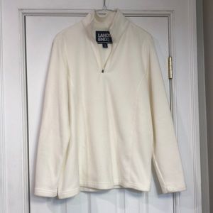 Lands End fleece pullover
